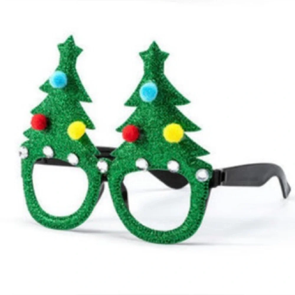 Demdaco Green Christmas Tree Kids Glasses